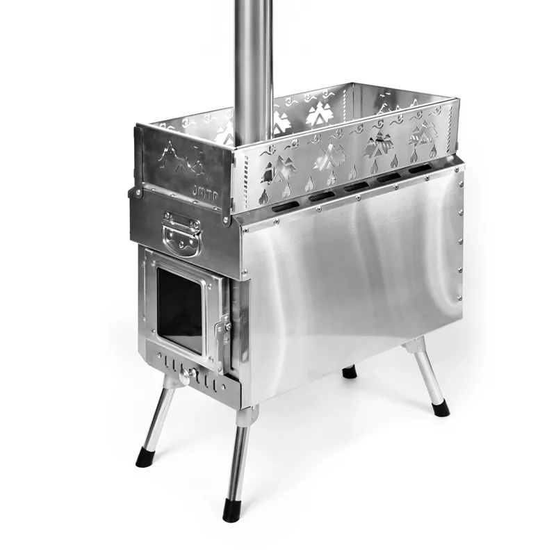 Large-window double-layer sauna stove